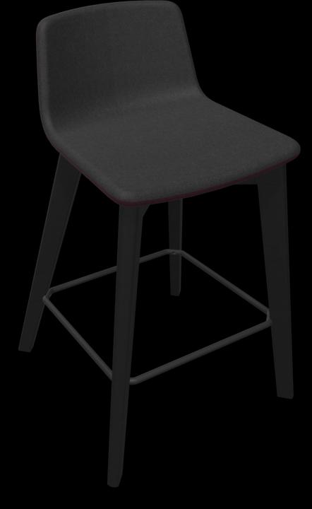 Black, Bordeaux - Red melange, Ash stained black