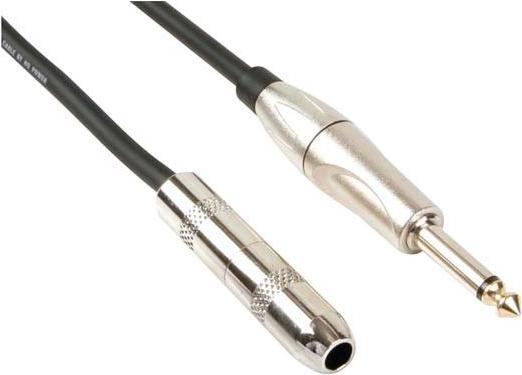 Image du produit PRO CÂBLE JACK - JACK 6.35 mm MÂLE vers JACK 6.35 mm FEMELLE - MONO - 5 m (5 m, jack 6.3mm)