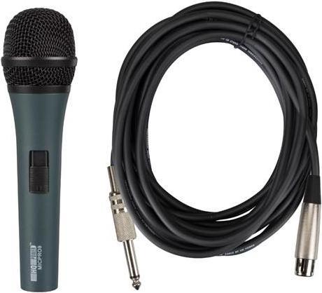Velleman Microphone Dynamique Noir Avec Mallette