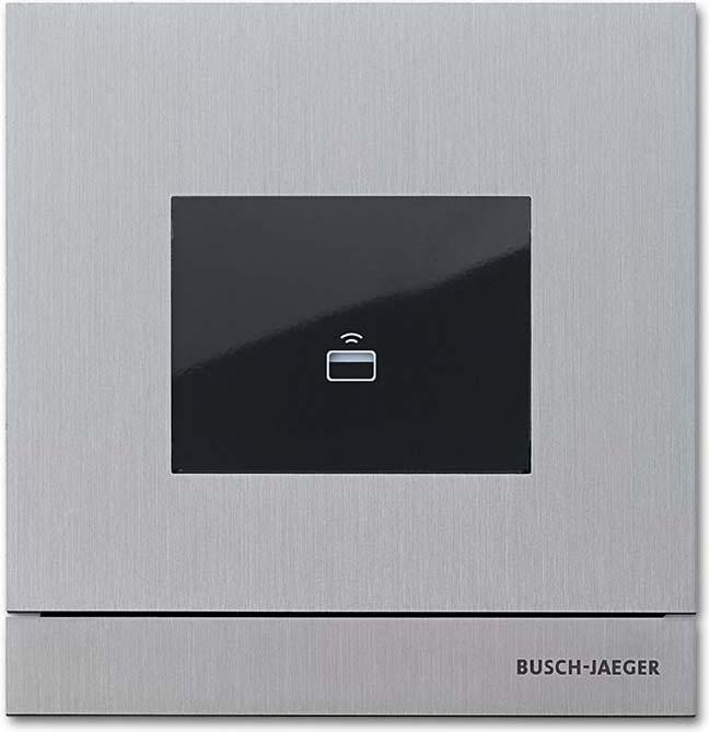 Busch-Jaeger BJ 83100/72-660 Controllo accessi di benvenuto con transponder in acciaio inox (Scheda chiave)