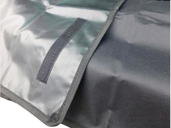 Actual product image HP Autozubehör Boot Mat Polyester black L73xW100 cm