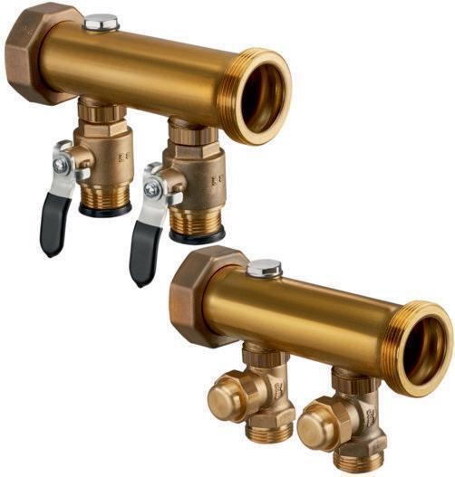 Produktbild Oventrop OV Messing-Verteiler Multidis SFI f Industrieheizung und -kühlung 4 Kreise