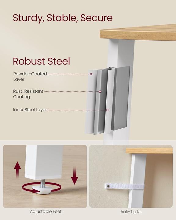 Immagine prodotto Vasagle Dina (33,5 x 33,5 x 125 cm)