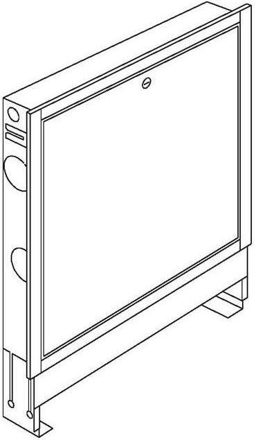 Produktbild Oventrop OV Einbauschrank St verzinkt Nr. 4 1200x760-885x115-180mm