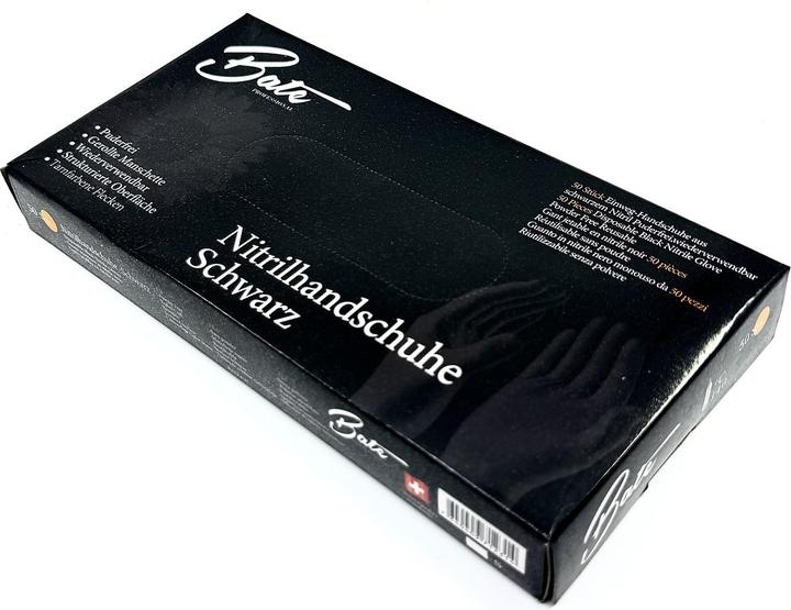 Image du produit Bate Gants-Nitrile Noir L
