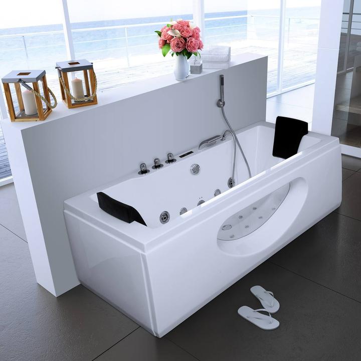 Immagine prodotto Home Deluxe Vasca idromassaggio con terapia luminosa a LED BLUE DIVE M - 180x90cm (90 cm, 180 cm)