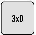 Produktbild Dormer Kühlkanalbohrer Force X DIN 6537 K Typ CTW Nenn-Ø 11,5 mm HM TiAlN 3xD (11.5 Millimeter)