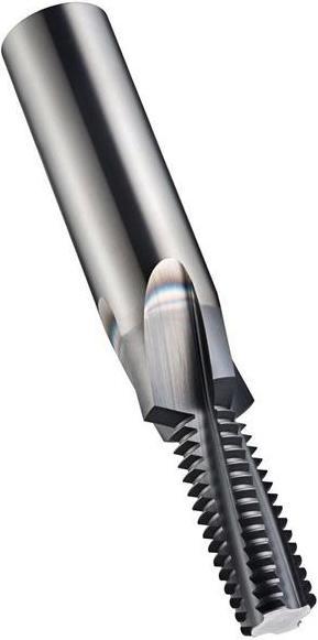 Actual product image Dormer Thread milling cutter Nominal Ø 3.2 mm M4 Pitch 0.7 mm HM Alcrona Pro