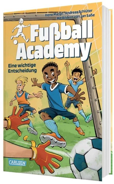 Actual product image Fussball Academy 1 Eine wichtige Entscheidung (German, Irene Margil, Jan Sasse, Andreas Schlüter, 2022)
