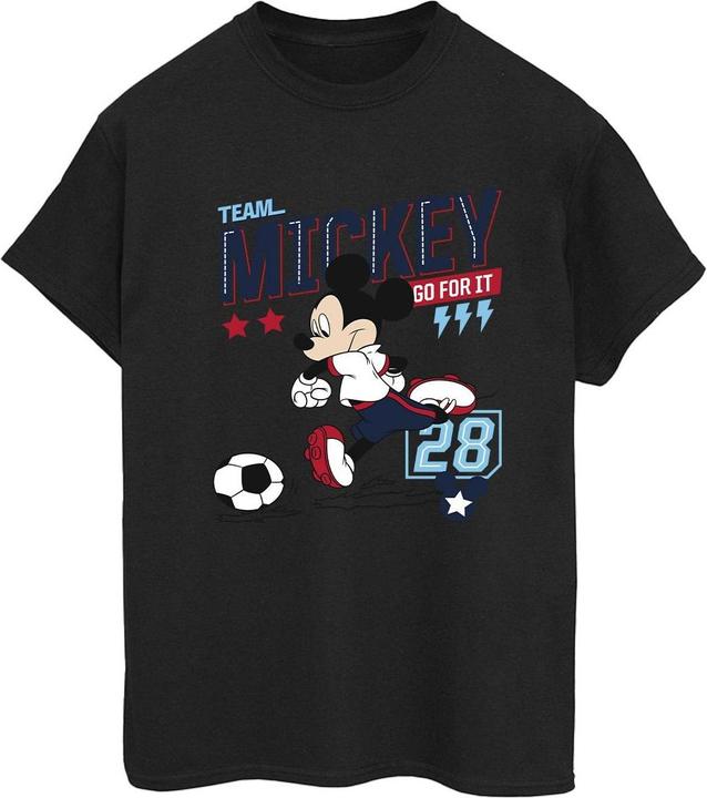 Immagine prodotto Disney Mickey Mouse Team Mickey Football Maglietta Ampia Donna (XXL)
