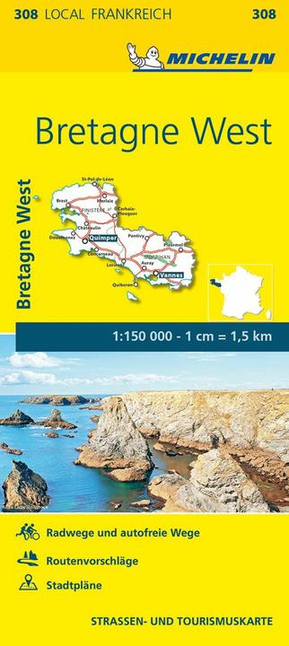 Immagine prodotto Mappa Michelin Bretagna Ovest