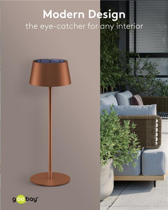 Produktbild Goobay Kabellose LED-Tischleuchte (150 lm)