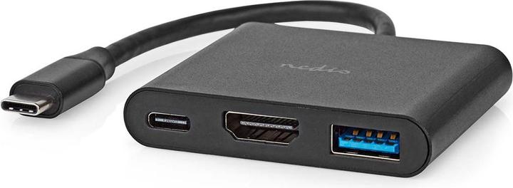 Actual product image Nedis USB Multi-Port Adapter | USB 3.2 Gen 1 | USB-C™ Plug | HDMI™ Output / USB-A Jack / USB-C (USB-C, 1 Ports)
