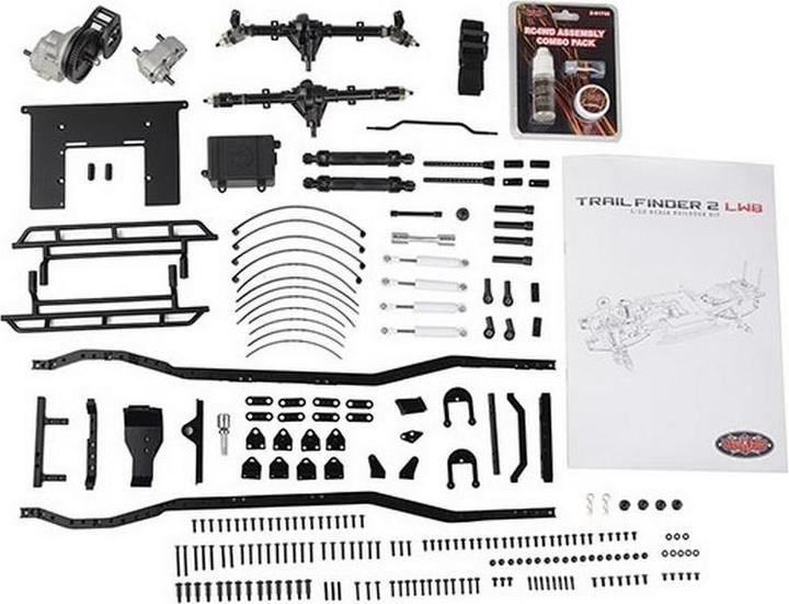 Immagine prodotto Rc4Wd Kit telaio Crawler Trail Finder 2 LWB, 1:10 (Kit)