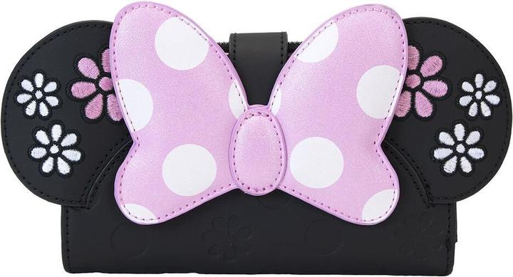 Loungefly Disney by Geldbeutel Minnie Floral Rock the Dots Flap