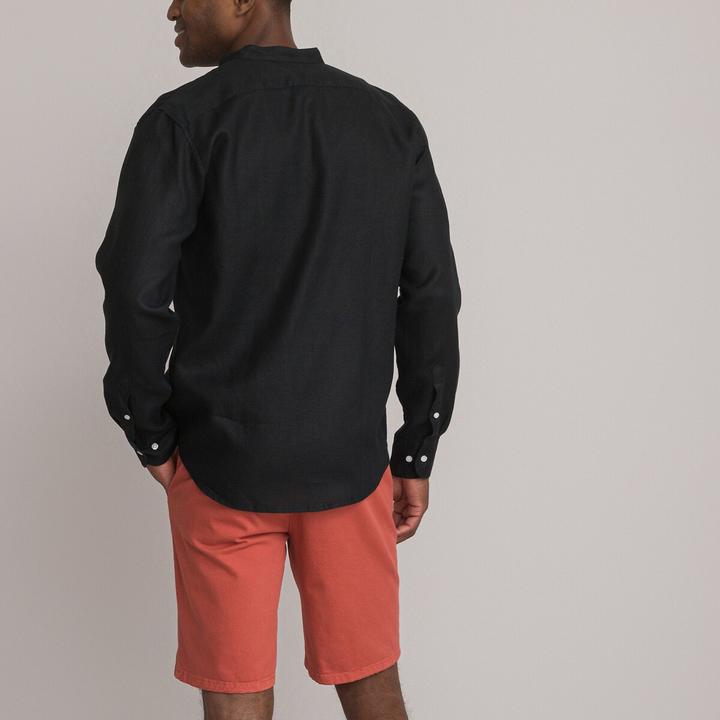 Produktbild La Redoute Collections Langärmeliges Hemd mit Stehkragen (L)