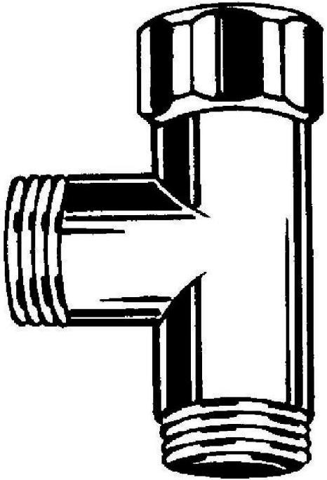 Produktbild Grohe T-Stück 1/2Zoll chrom