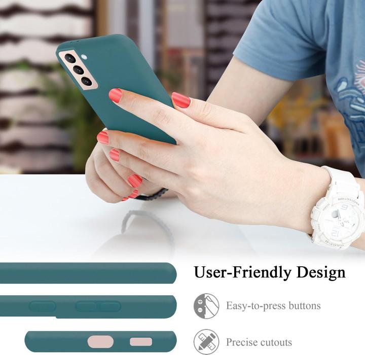 Actual product image Cadorabo TPU Liquid Silicone Case Cover (Samsung Galaxy S22 Ultra)
