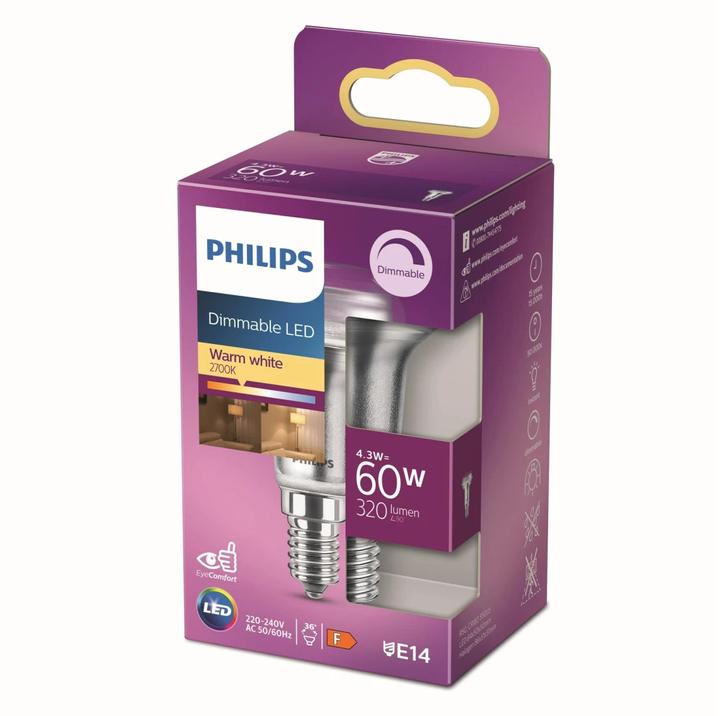 Produktbild Philips Reflektor (E14, 4.30 W, 320 lm, 1 x, F)