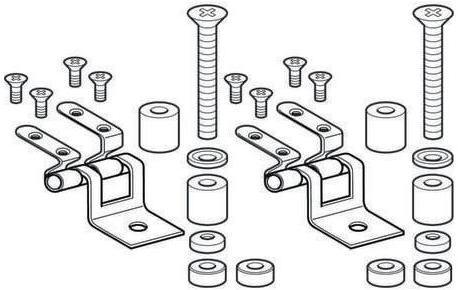 Immagine prodotto Geberit Cerniere abbinate 572700 cromate