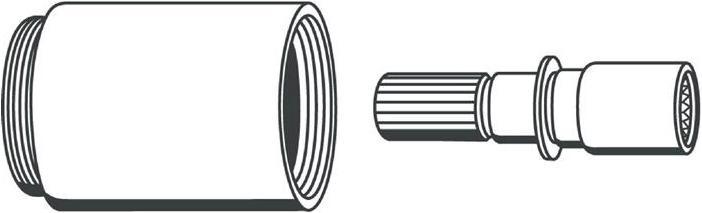 Produktbild Grohe Verlängerungsset 40mm f UP-Ventil DN 20/25/32 chr
