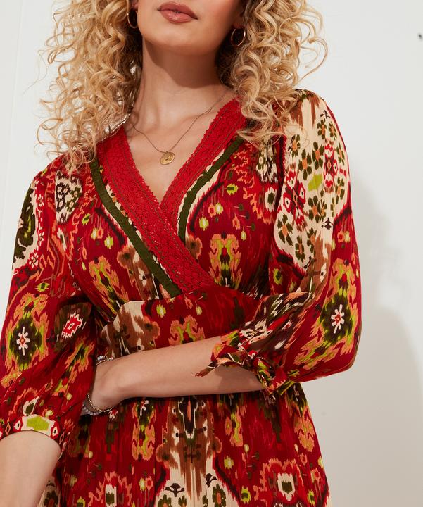 Actual product image Joe Browns Bold Print Wrap Maxi Dress (34)