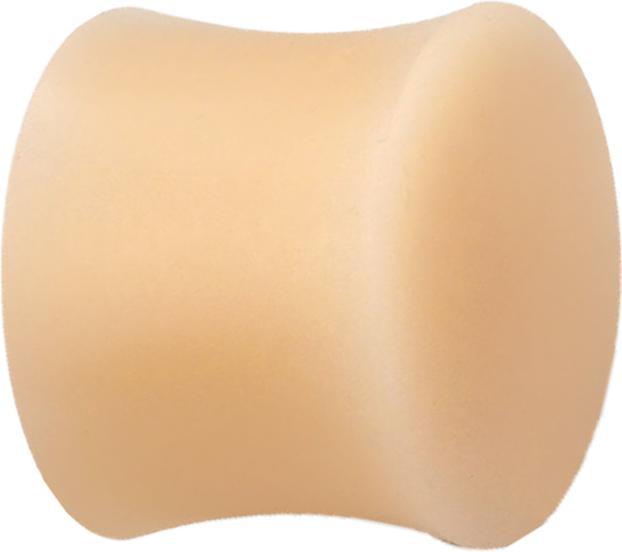 Star Piercing Flared Plug Retainer hell (Silikon)