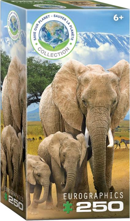 Actual product image Eurographics Elephants - 250 parts (250 pieces)
