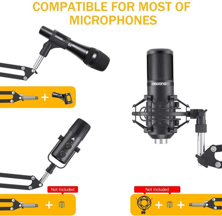 Actual product image Maono B01 Microphone boom