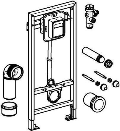 Immagine prodotto Grohe Elemento WC RAPID SL valvola di risciacquo 6-9 l