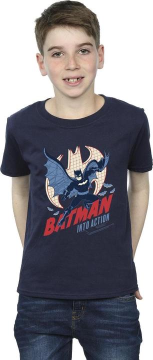 Actual product image Boys Batman Into Action T-Shirt (140, 146)