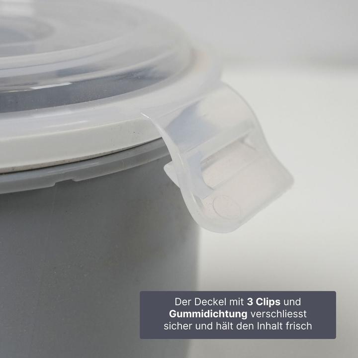 Actual product image Hobby Mikrowellen-Tasse mit Henkel Mikrowellen-Becher Lunchbecher Suppen-Mug (620 ml, 1 x)