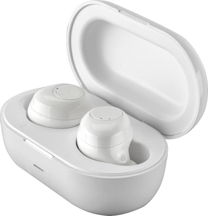 Immagine prodotto 4smarts Cuffie intrauricolari realmente senza fili Eara Core Bianco (Nessuna soppressione del rumore, 4 h, Senza fili)