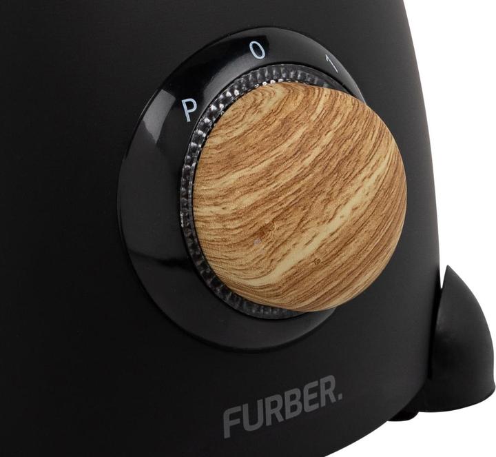 Actual product image Furber Kettle, Stand Mixer and Toaster Set, Black Matt