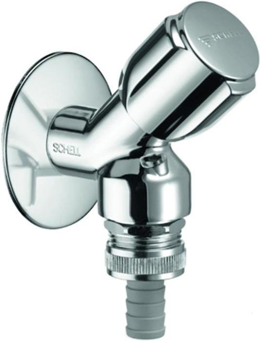 Produktbild Schell Comfort 1/2 Zoll Geräteschrägsitzventil mit Rückflussverhinderer - Chrom