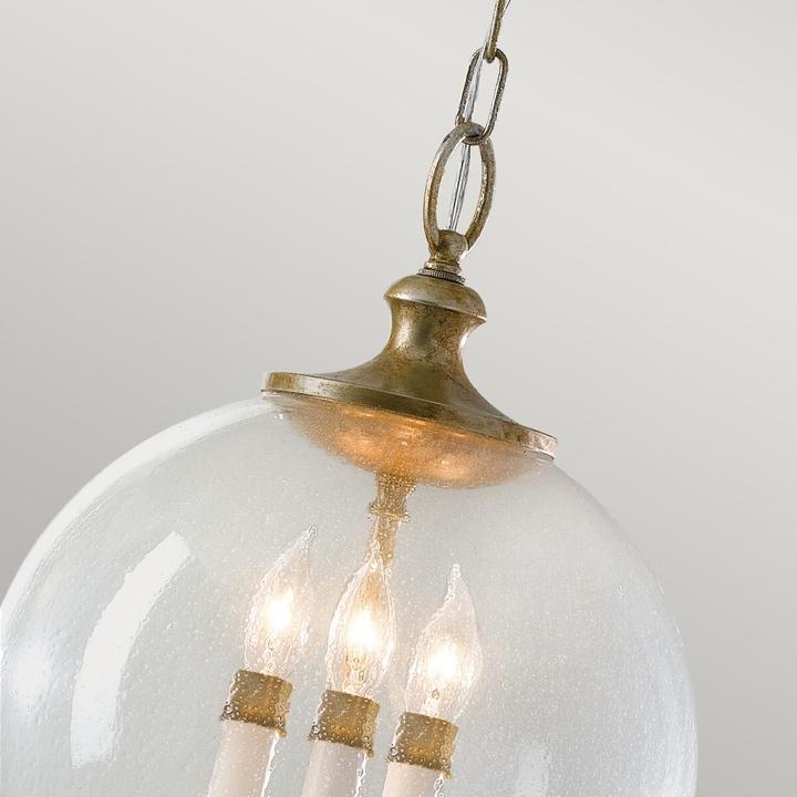 Produktbild Elstead Lighting Argento Hängeleuchte E14 3-fach Oxidiertes Blattsilber (E14)