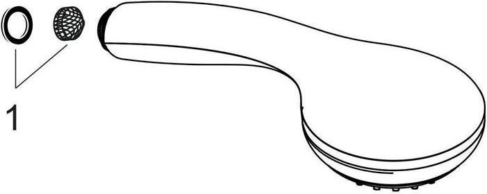 Produktbild hansgrohe HG Handbrause CROMETTA 85 DN 15 Variojet St.art Normalst. Var St. (2 Strahlarten, 17 l/min)