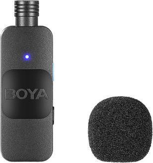 Actual product image Boya BY-V2 wireless microphone