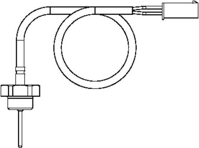 Image du produit Oventrop OV Sonde de température capteur LW TQ Sonde à visser PT 1000