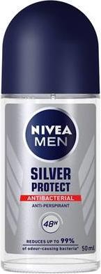 Nivea Men Silver Protect Anti-perspirant Deodorant Roll on (Roll-on, 50 ml)