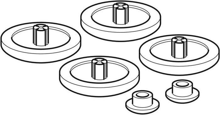 Produktbild Geberit Sitzdeckelpuffer für WC-Sitze