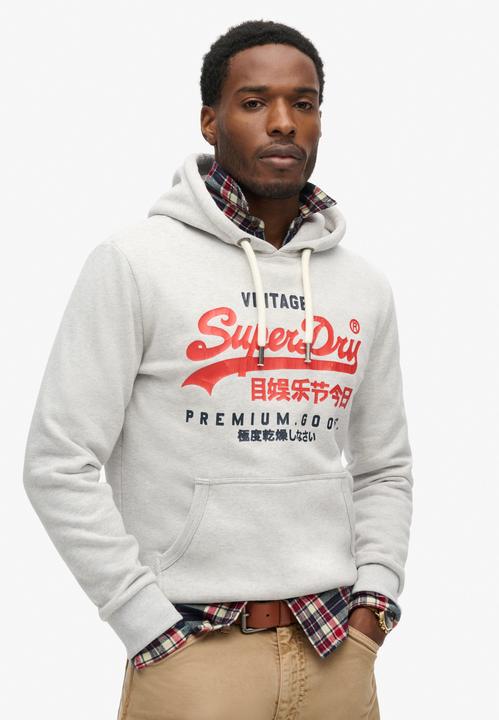 Produktbild Superdry Sweatshirt Casual Bequem sitzend Duo Vintage Logo Hoodie (M)