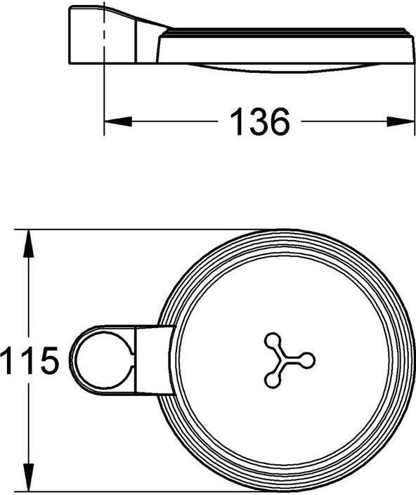 Produktbild Grohe Seifenschale transparent