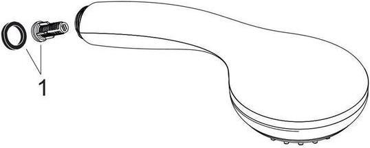 Immagine prodotto hansgrohe HG doccetta CROMETTA 85 MONO DN 15 cromo (1 Tipi di raggi, 16 l/min)
