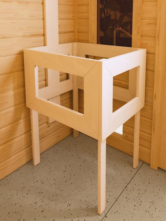 Produktbild Karibu Cortona mit Dachkranz (9 KW Bio externe Steuerung)
