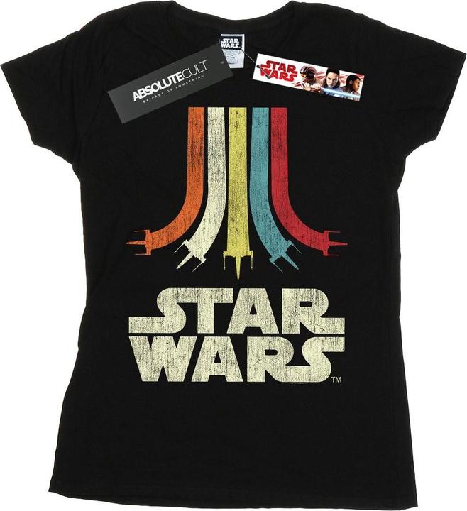 Immagine prodotto Star Wars Retro Rainbow Maglietta Donna (L)