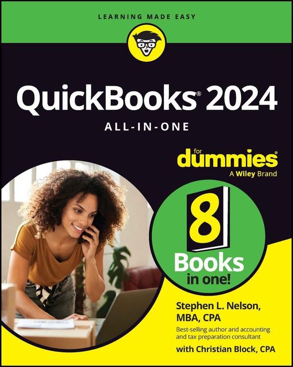 Image du produit QuickBooks 2024 All-in-One For Dummies (Anglais, Stephen L. Nelson, Christian Block, 2023)
