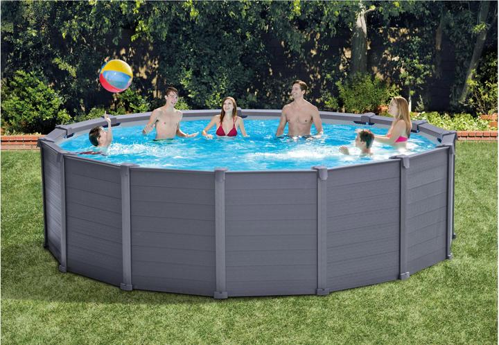 Produktbild Intex Graphite Panel Pool (478 x 124 cm)