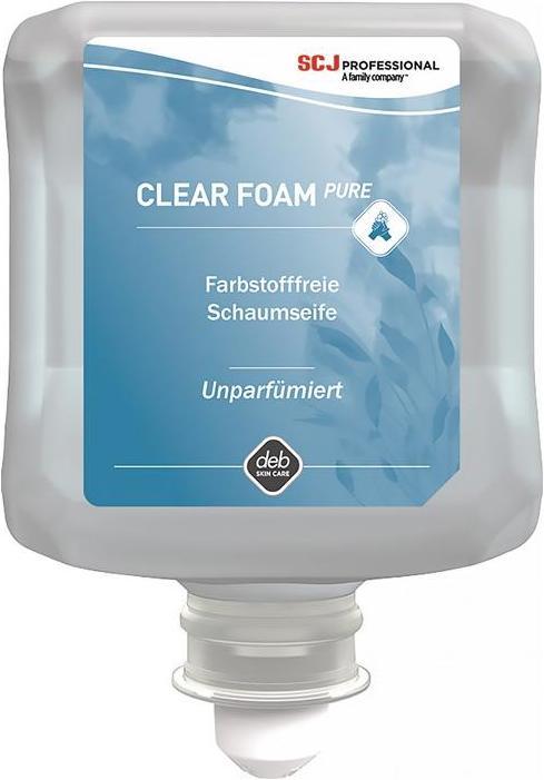 Stoko Schaumseife Clear FOAM Pure 1 l passend für 4707 020 186 ohne Duft-/Farbstoffe (Flüssigseife, 1000 ml)