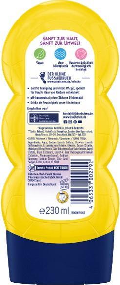 Produktbild Bübchen BUEBCHEN Kids 2in1 Pokemon Pikachu 230ml (230 ml)